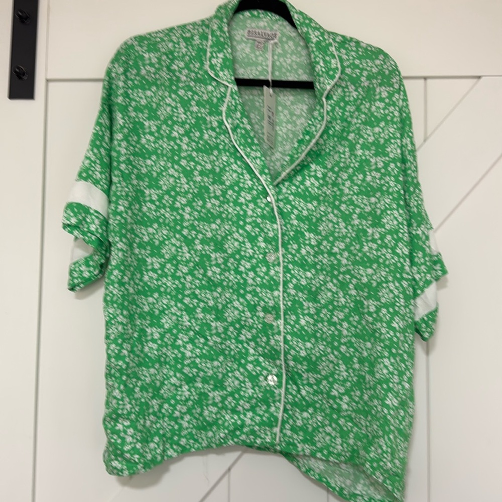 Green Button Down shirt